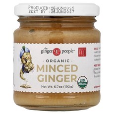The Ginger People Minced Ginger 6.7 oz 190 g, 190g, 1개