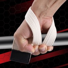 델라무드 리프팅 헬스 스트랩 풀업 그립, 1.흰색 세트, 1개