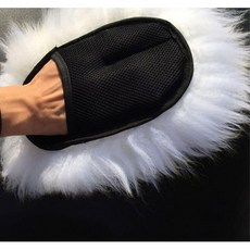 거품잘나는 노스크래치 양모글러브 세차장갑 초극세사, 1개