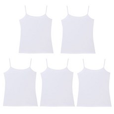 PHIL TERA 女款棉質細肩帶背心 5入