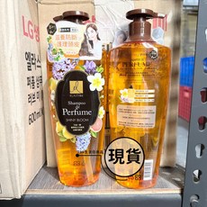 Elastine香水洗髮精潤髮乳套組, 1個, 花綻奢華-防斷強健髮根洗髮精-黃25/7