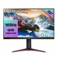 LG전자 32인치 게이밍 모니터 QHD 165Hz 울트라기어 32GN63T HDR10 G-Sync 리퍼비시, 81cm, 32GN63T(리퍼)