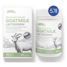 에스피에이치 프리미엄 뉴질랜드 고트 밀크 락토페린 츄어블 SPH Premium NZ Goat Milk Lactoferrin, 300정, 5개, 300정