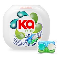 Ka POD 4合1柔順亮白洗衣膠囊, 1罐, 42顆