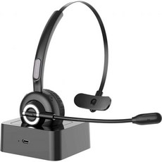 산트 트러커 블루투스 헤드셋 V5.0 무선 노이즈 캔슬링 18시간 통화 시간 차량 거치대 휴대폰노트북태블릿용