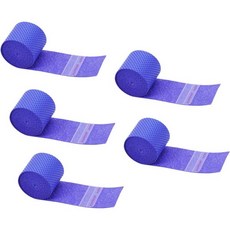 스쿼시그립 핸들 라켓그립 땀 흡수 테니스 라켓 그립 배드민턴 스쿼시 트레이닝 스웨트밴드 미끄럼 방지 헤드 오버그립 배민트 5개, purple