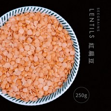 晰穀單方穀物 紅扁豆250g, 1個