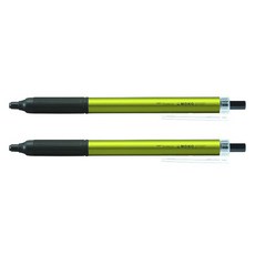 MONO 그래프 라이트 유성 볼펜 0.38mm, 2개, 라임