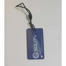 솔리티 도어락 호환 번호키 카드1장/ 출입용 RFID 카드키, 1개, 솔리티 고리형 카드
