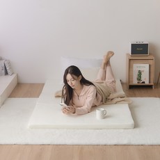 동서가구 EZ매트 견면 3단 접이식 DS싱글 토퍼 매트리스 DF637089