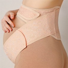 임산부복대 레이스 산후 임부복대 산전 출산용 벨트 허리 압박 지지 복부 보호 뱃살 여성