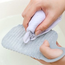 세탁용품 접이식 휴대용 빨래판, 그레이