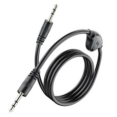 PChero 3.5mm Aux 케이블 볼륨 조절 헤드폰 스마트폰 차량 스피커 1.2M