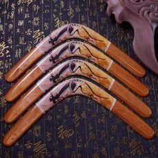 호주 부메랑 수제 나무 던지기 원반 인디언 원목 야외 추장부메랑