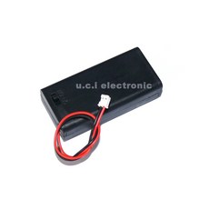 UCI電子 microbit 2節3號電池盒 帶開關, 1個