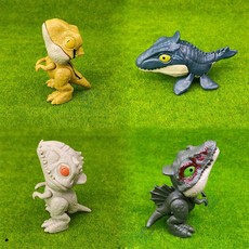 실험 키트 DIY 재미있는 과학 놀이 세트 쥬라기 세계 공룡 장난감 화석 고고학 발굴 해골 파기 줄기 교육 완구, 10 dinosaur-4PCS-3