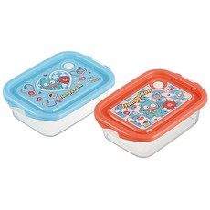 Skater 스케이터 산리오 한교동 항균 밀폐용기 500ml 2개입 일본제, 2개, 保存容器, 1L
