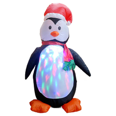 聖誕節充氣佈置 120公分 聖誕老公公 聖誕老人 企鵝 雪人 麋鹿 聖誕樹 聖誕球 聖誕裝飾, 多種顏色, 20個