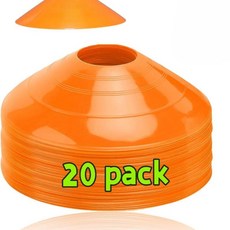 축구 콘 플레이트 훈련 민첩성 필드 마킹 스포츠 장비, 1개, 1. 20pcs