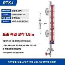 수위게 레벨 게 액면계 배관 측정기 PVC재질DN25 L1000MM 물탱크