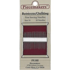 [세아퀼트] Piecemakers 피스메이커 퀼트바늘 10호 12호, 1개