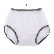 요실금 커버 바지 기저귀 방수 부드러운 재사용 가능한 커버 오래된 레이디 여성 노인 남성을위한 빨 수, 11 Black Border S