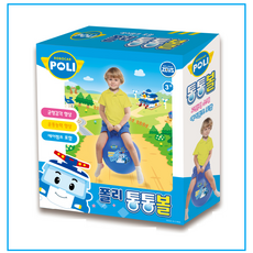 제우스 폴리 통통볼 균형감각 운동능력 UP 에어펌프 포함 부드러운 재질과 탄성, 1개