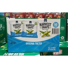 Calbee Harvest Snaps 鹽味豌豆脆果 50包, 1個