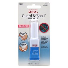 Kiss 가드 앤 본드 네일 글루 5G, Clear, 1개