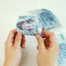 OPP 용돈봉투 접착 지폐봉투 75*160+40 용돈비닐 용돈케이크 용돈박스 재료, 10장+10장