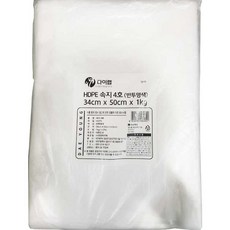 다이랩 H-속지4호(접시비닐/반투명) 34*50*1KG, 4개, 4매입