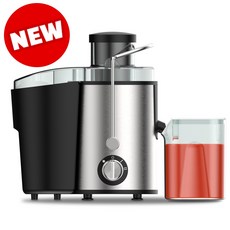 [캬오유] 가정용 대용량 500ML 전동 착즙기 쥬서기 원액기 압착기 생과일 야채 녹즙기 2단 조절 220V, cou-500