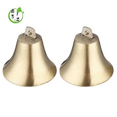 크리스마스 썰매 벨 장식 디너 학교 호출, 1개, 4. Brass 5.2CM