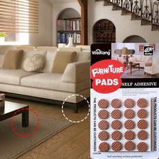 1.5cm EVA바닥보호패드 40p 세트/긁힘방지 의자식탁발, 본상품선택, 1개