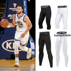 運動打底褲 籃球七分緊身褲 高彈速乾運動內搭褲