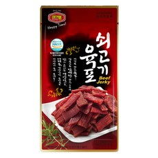 [머거본] 쇠고기 육포 / Beef Jerky / 담백하고 쫄깃한 건조육 / 간편 술안주 간식 / HACCP 인증, 25g, 25개