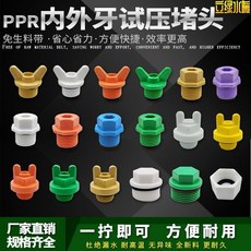 熱銷款 PPR塑料絲堵4分6分1 2外絲堵頭20 絲堵內牙塑料管堵管帽配件帶圈