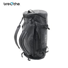 Breathe 雙肩背潛水裝備袋 防水耐磨 舒適背負, 黑