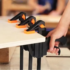 2/5/10개 목공 작업 바 4인치 클램프 클립 세트 하드 퀵 래칫 릴리즈 DIY 수공구, 01 4 inch 2 PCS