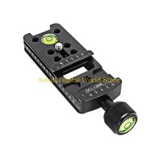 카메라 클램프 렌즈 퀵 릴리스 롱 플레이트 마운트 클립 내장 고대비 버블 레벨 NNR150, 색상: 1. NNR 100, 1개