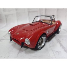 Kyosho Shelby Cobra 427 S/C 後期型 模型 紅色 金鋁圈 米色內裝, 1個
