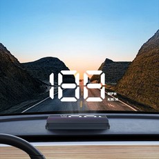 HUD 헤드업 디스플레이 전체 차량 호환 간편 속도 표시 운전 편의성 향상, 1개, 소유해요 1개, 소유해요