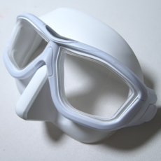 유겐다이브 커스터마이징 프리다이빙 프렌젤 마스크, 화이트