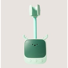 굳나이픽 접착식 걸이형 자바라 샤워기 거치대, 2개, 순록 민트