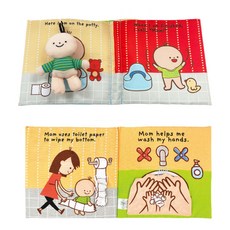 배변훈련 기저귀떼기 배변 놀이 헝겊 책 정서함양 아이 아기장난감