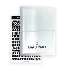 커스텀 포토인생 네컷 사진 앨범 포토북 + 스티커, 20매, 4x6네컷 화이트