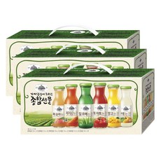 가야농장 주스 6종 종합선물세트, 180ml, 36개