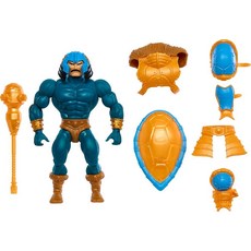 정품++ Masters of the Universe 마텔 Mattel Origins 그레이 스컬 거북이 액션 피규어 및 액세서리 Man-At-Arms 수집용 16개의 관절