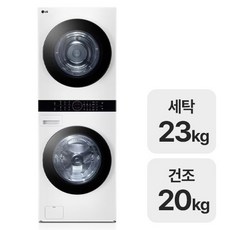LG전자 트롬 세탁기 워시타워 W20WAN, 화이트