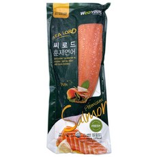 힘찬푸드 프리미엄 훈제 연어 필렛, 1개, 1600g~1699g